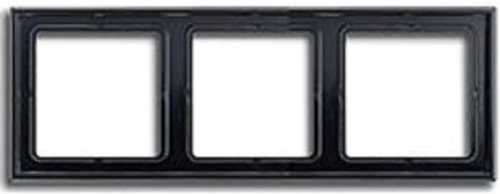 Рамка универсальная Jung LS990 3-м. черный фото Рамка универсальная Jung LS990 3-м. черный картинка